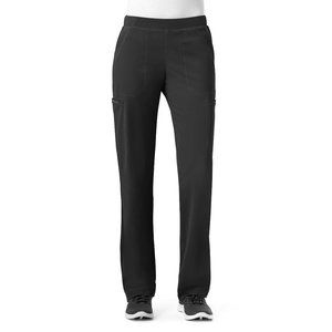 WonderWink HP Women's Black Tall Straight Leg Pant